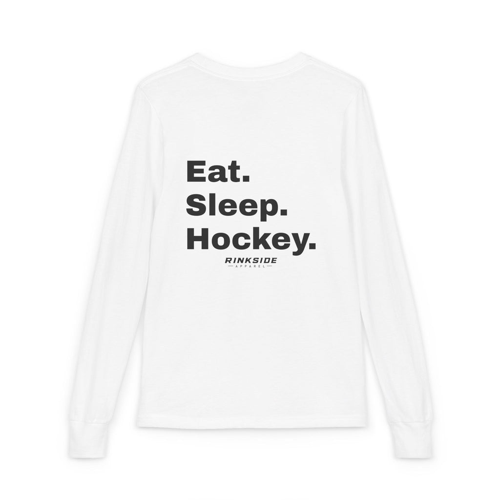 Youth Eat. Sleep. Hockey. Long sleeve
