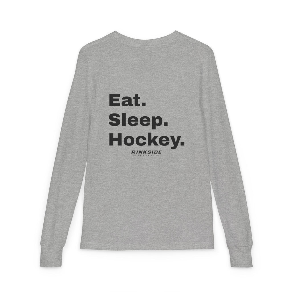 Youth Eat. Sleep. Hockey. Long sleeve